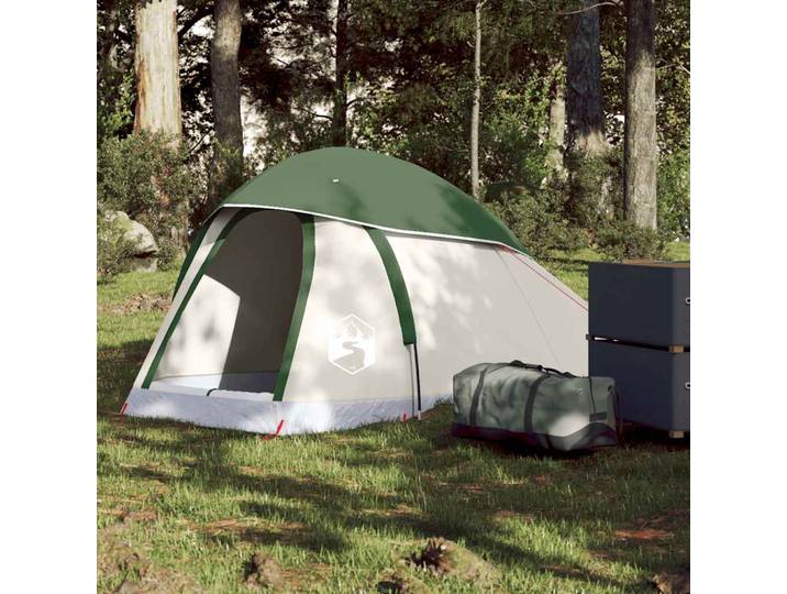 vidaXL Kuppel-Campingzelt 1 Person Grün Wasserdicht