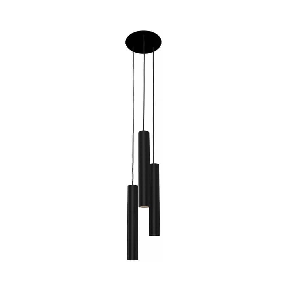 Lyora Zwarte moderne metalen vide hanglamp Eye
