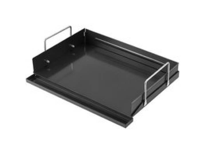 VEVOR Plancha pour Barbecue en Acier au Carbone, Plaque Plancha 43x33 cm, pour BBQ Cuisinière à Gaz, Surface Plane Pré-culottée, Plaque de Cuisson Antiadhésive avec Poignée, Compact et Portable