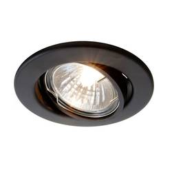Deko Light Einauring 89 GU10 110037 Deckeneinbauring LED, Halogen GU10 35 W Signal-Schwarz