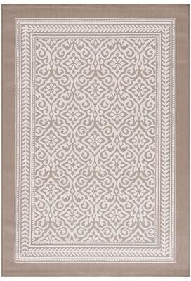 "Suzanne Kasler Francesca Indoor/Outdoor Rug - Mocha, 9'2"" x 12'5"" - Ballard Designs"