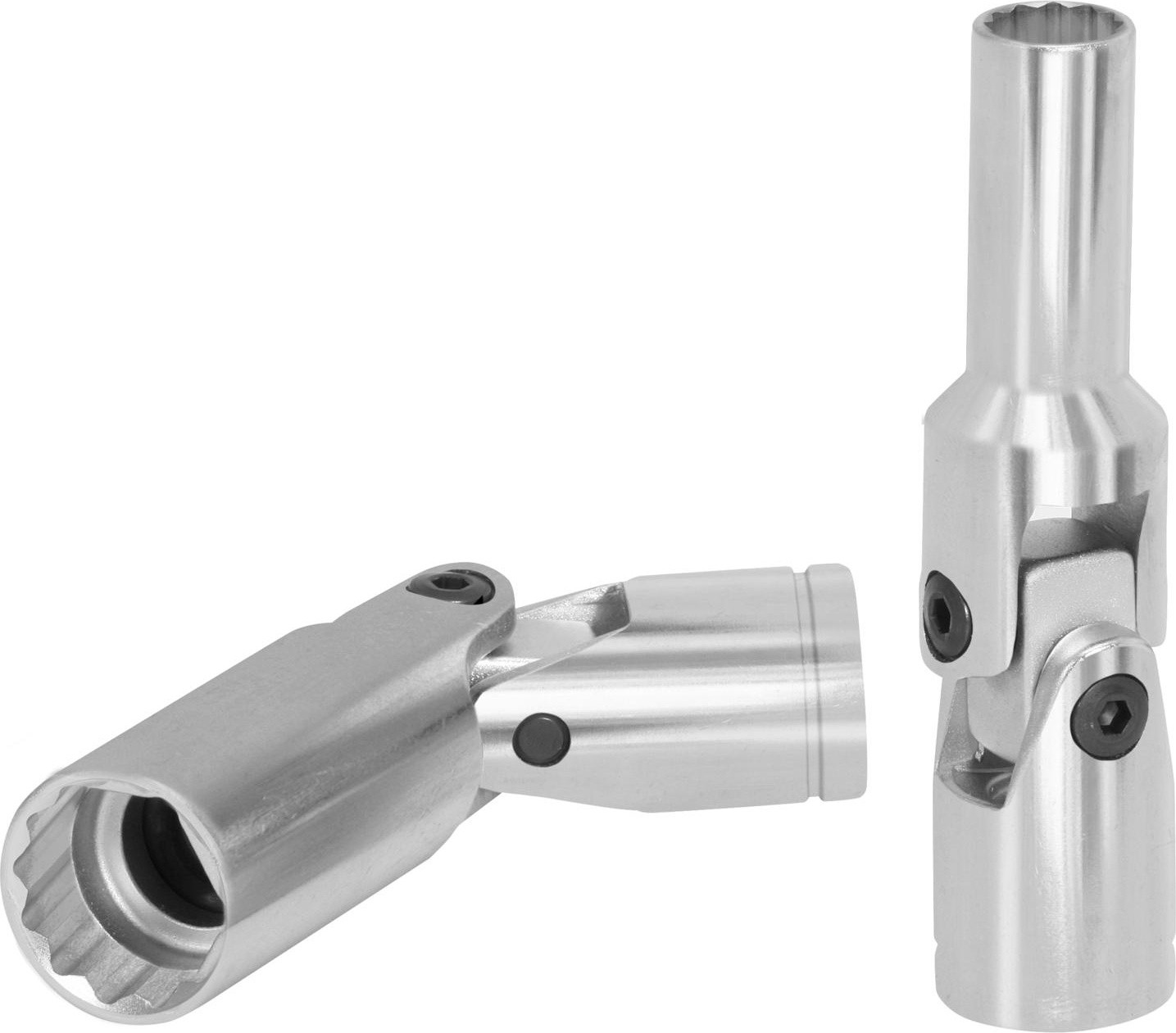 KS Tools CHROMEplus doppen met 12 kanten en scharnier, 12 mm