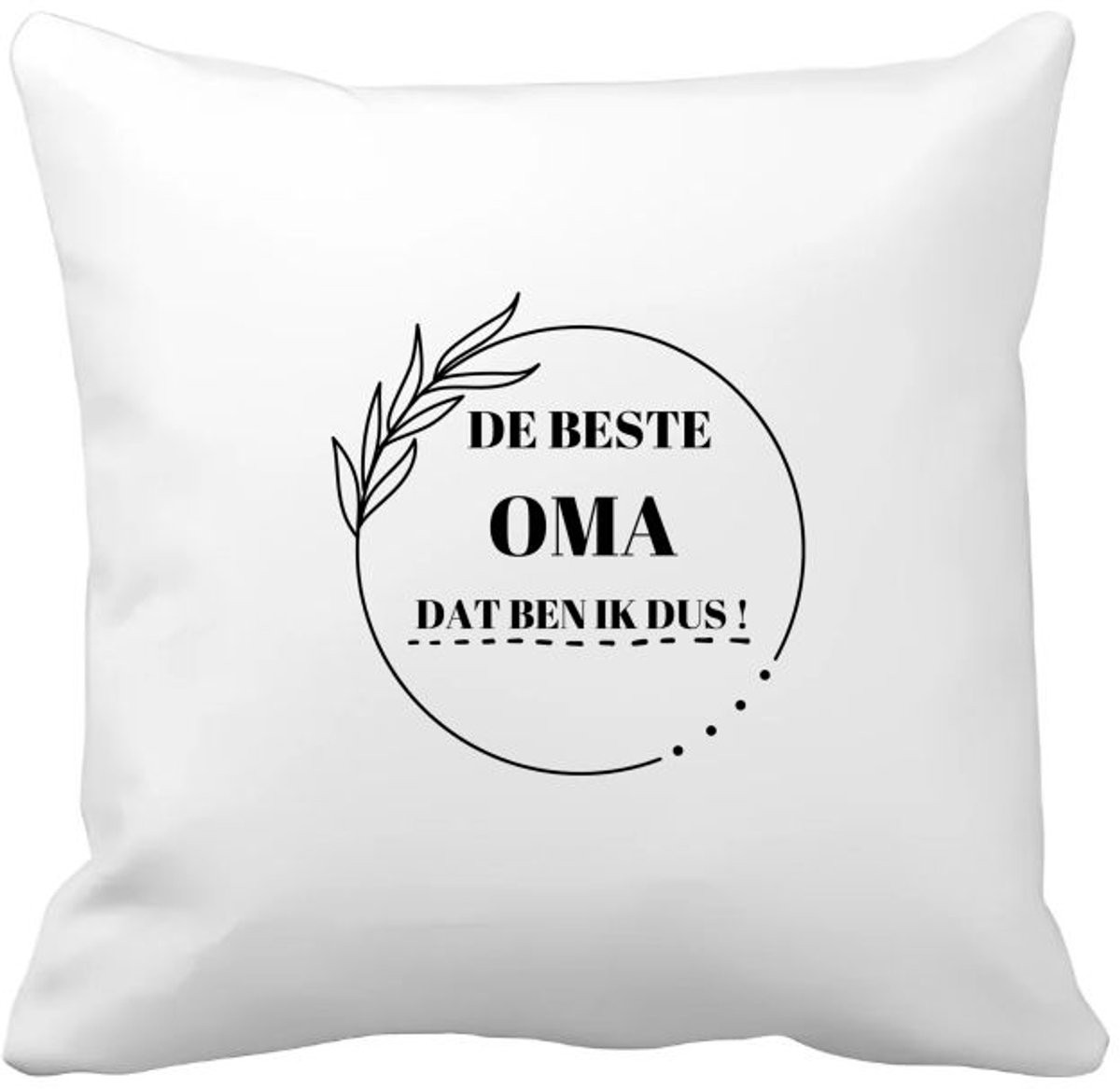 Akyol Kussenhoes Oma - De beste oma - 40 x 40 cm