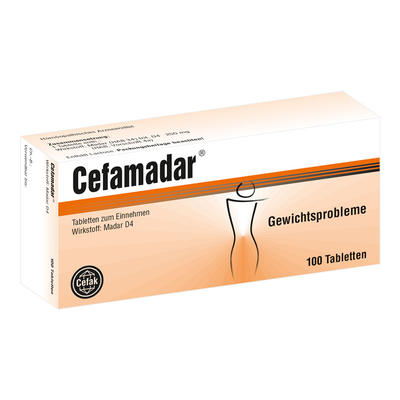 Cefak KG CEFAMADAR Tabletten 100 St 07306995