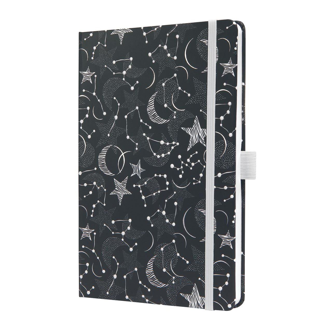 SIGEL Notizbuch JOLIE A5 liniert, schwarz Hardcover 174 Seiten