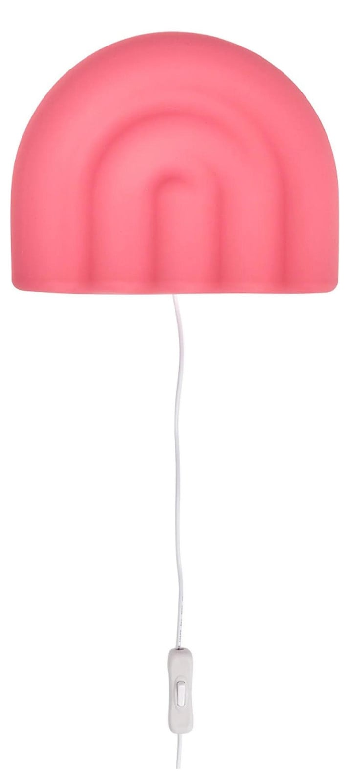 OYOY Mini Rainbow Wandlamp - Kersenrood - Siliconen Nachtlampje voor Kinderkamers