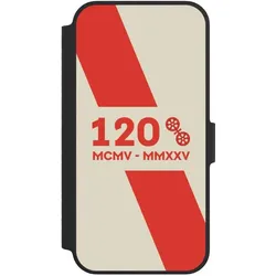 Nivocase Klapphülle für Apple iPhone 14 Handyhülle aus Kunst Leder NIVOflip schwarz 1. FSV Mainz 05 E.V. (Apple iPhone 14), Smartphone Hülle, Schwarz