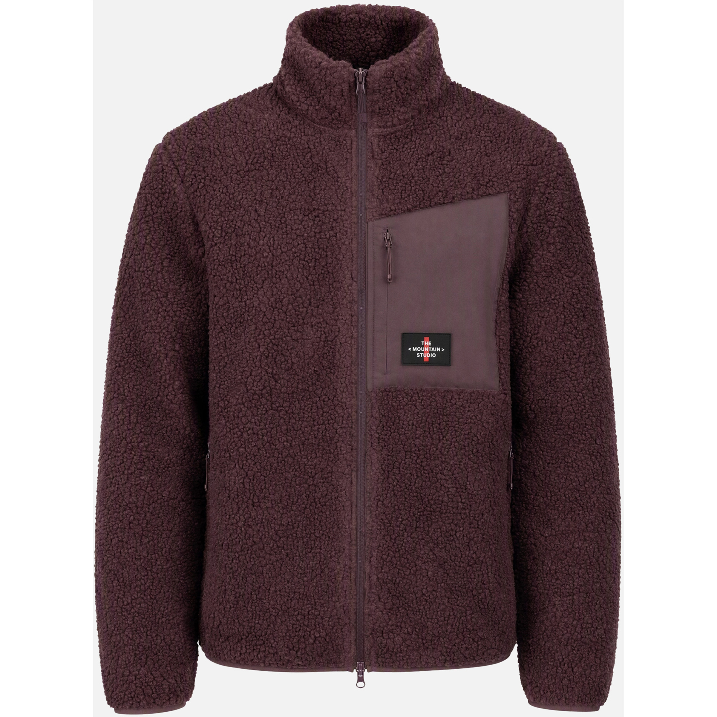 The Mountain Studio Soft Wool Pile Herren Fleecejacke schwarz Größe XL Trekking Atmungsaktiv