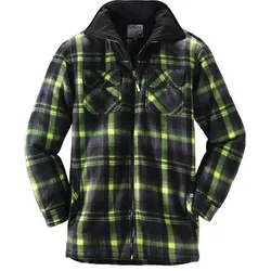 Terrax,  Thermohemd Workwear Grösse L schwarz/limette (L)