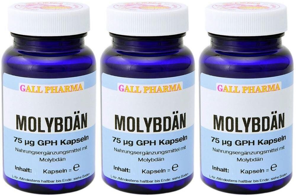 GALL PHARMA Molybdän 75 µg GPH Kapseln x3 3x60 St