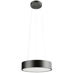 TOT Beneito & Faure 40W 450mm 115o Tuya CCT 2600K-4000K Dimmbare, mattschwarze Pendelleuchte – Modernes Design, intelligente Beleuchtung