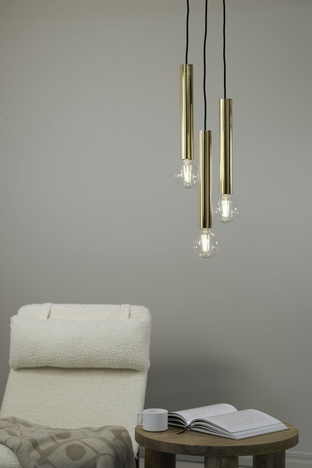Markslöjd Suspension 3xe27 laiton Doré 25x36x25cm