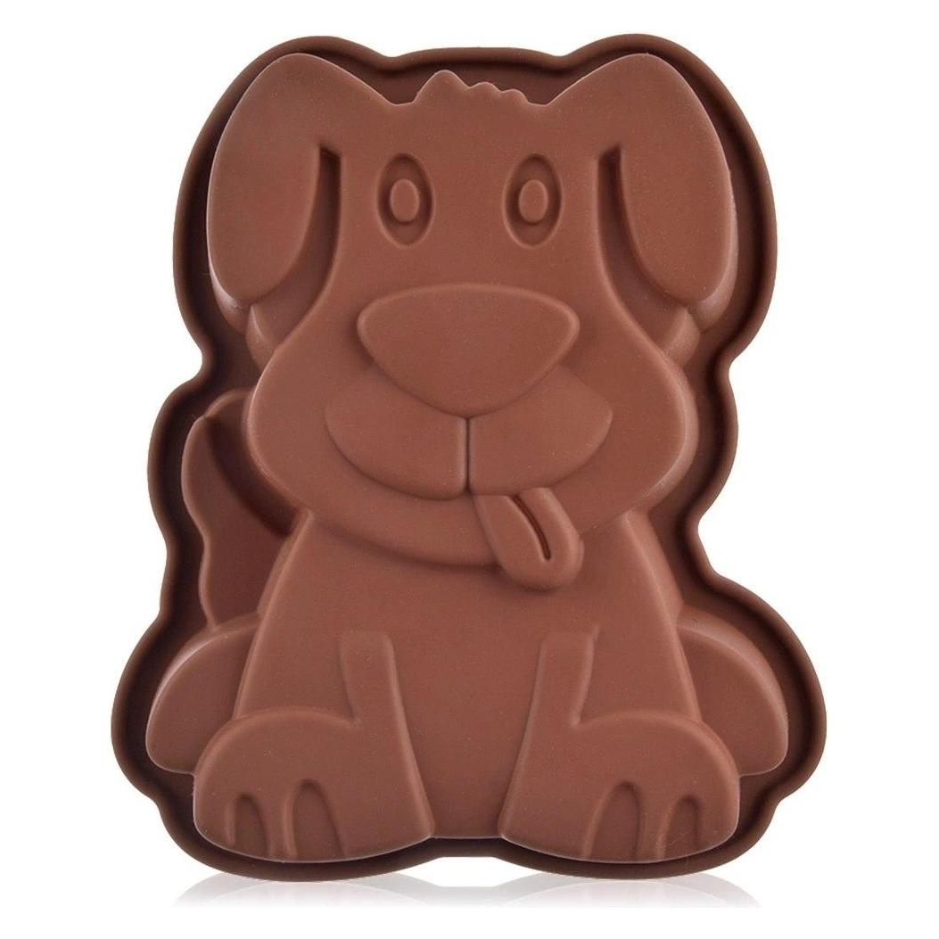 Burga Slowmoose Forma Silikonowa do Pieczenia PIES Piesek Ciasto Desery Brązowa (65526744)