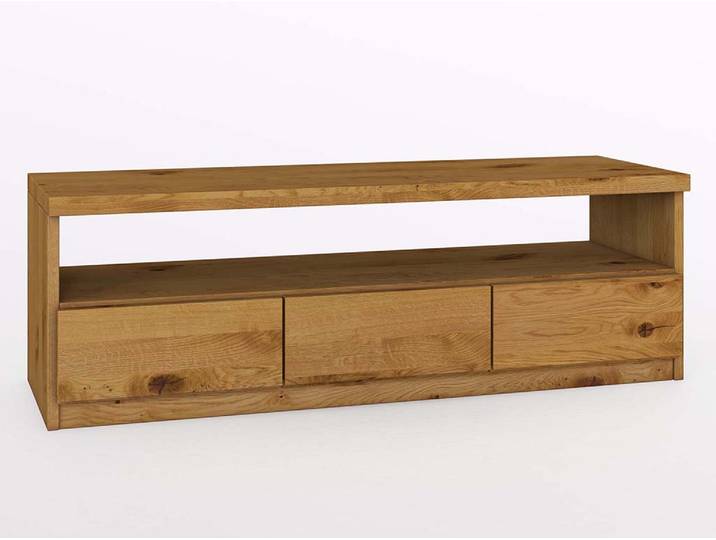 Lowboard „Patrizia“ Wildeiche Massivholz Wildeiche