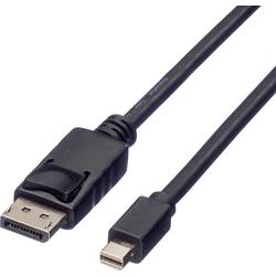 ROLINE DisplayPort Kabel, DP ST - Mini DP ST, schwarz, 2 m 11.04.5635