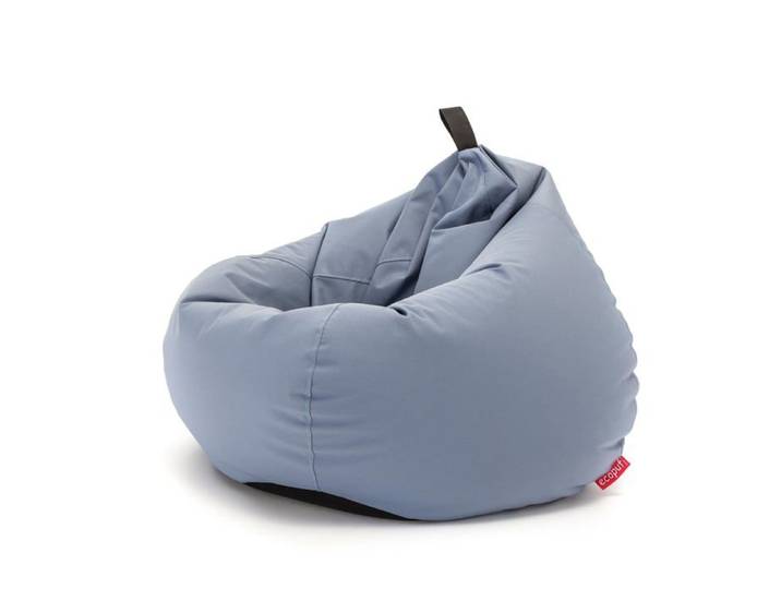Oscar Outdoor pouf poire fauteuil moelleux pour enfants et adultes polyester durable avec poignée 90x110cm M19 Ecopuf