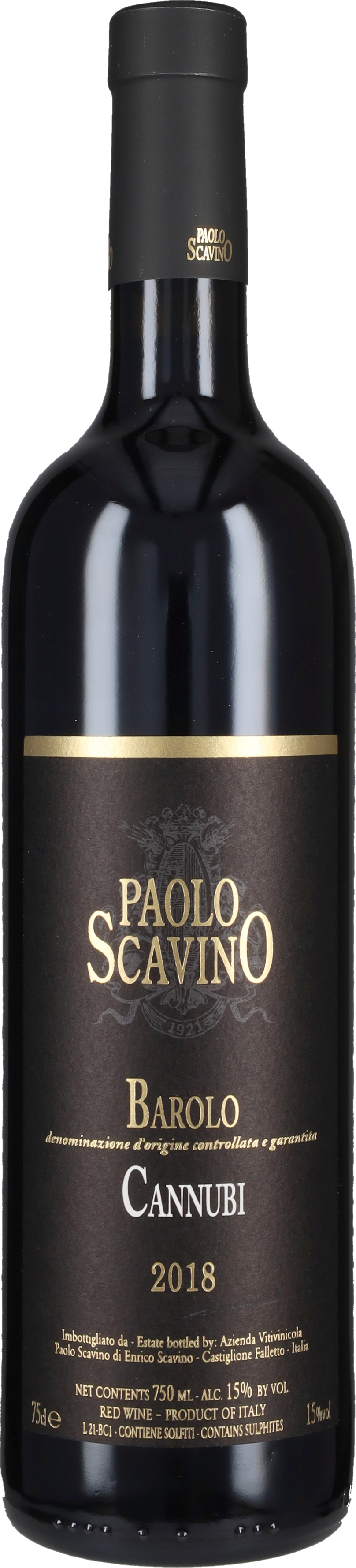 Scavino Paolo Barolo 'Cannubi' Paolo Scavino 2018