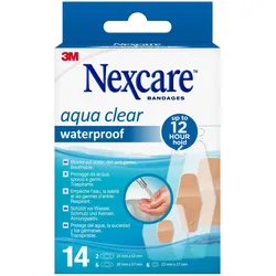 Nexcare® Aqua Clear Waterproof Pflastersortiment, beige