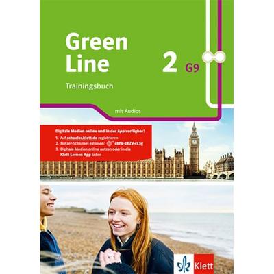 Green Line 2 G9. Trainingsbuch mit Audios Klasse 6, Set von , Klett Schulbuchverlag, 978-3-12-835029-5