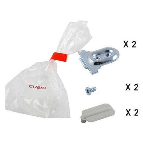 Cubic Montagesatz für 1 Bügel, bestehend aus Bügel, Schrauben und Abdeckung für Bügelmontage (5705100014449)