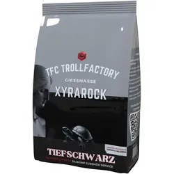 TFC Xyrarock Gießpulver 5 KG - Tiefschwarz & Detailgenau I Gips für Figuren, Modelle und Kunstobjekte - Perfekt für Silikonformen