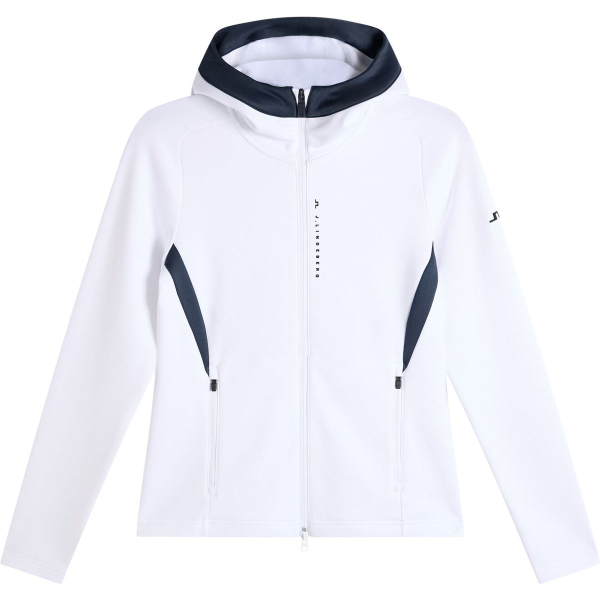 J.Lindeberg Selena Full Zip Hood white (0000) L GWJS16246-0000-L