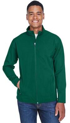 Team 365 TT80 Men's Leader Soft Shell Jacket in Sport Forest Green size 4XL