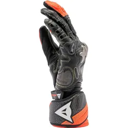 Dainese, Motorradhandschuhe, Full Metal 7 Handschuhe schwarz / fluo rot S (Herren, 7)