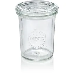 60x Weck Glas Mini-Sturzglas mit Deckel Overturn 160 ml
