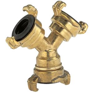 Gardena Wasserverteiler 7119-20, Y-Schnellkupplung, Klauenkupplung für gängige Systeme