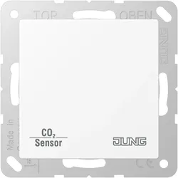 Jung CO2A2178BFWWM KNX CO2-Sensor, Thermoplast lackiert, Serie A, schneeweiß matt