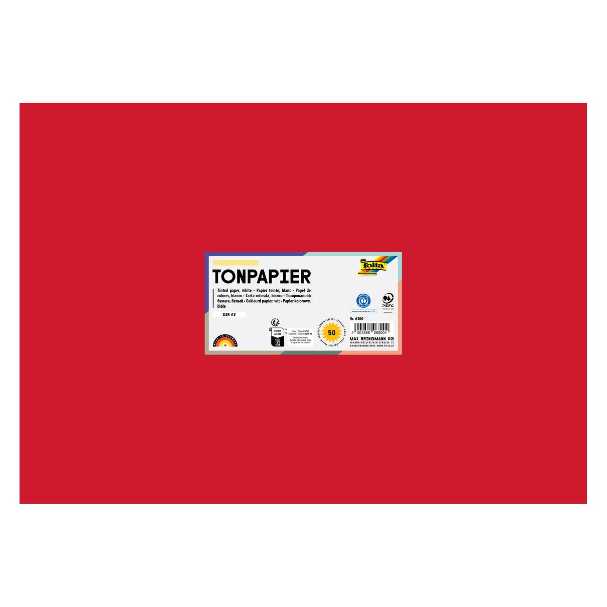 Folia Zeichenpapier farbig Format A3 (130 g/m², 1x) (6320)