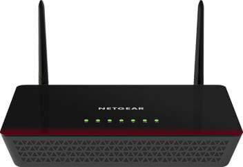Netgear D6000-100pes Outlet - Modem Router Adsl2 Wireless Wi-Fi 4 Porte Usb Colore Nero - D6000-100pes