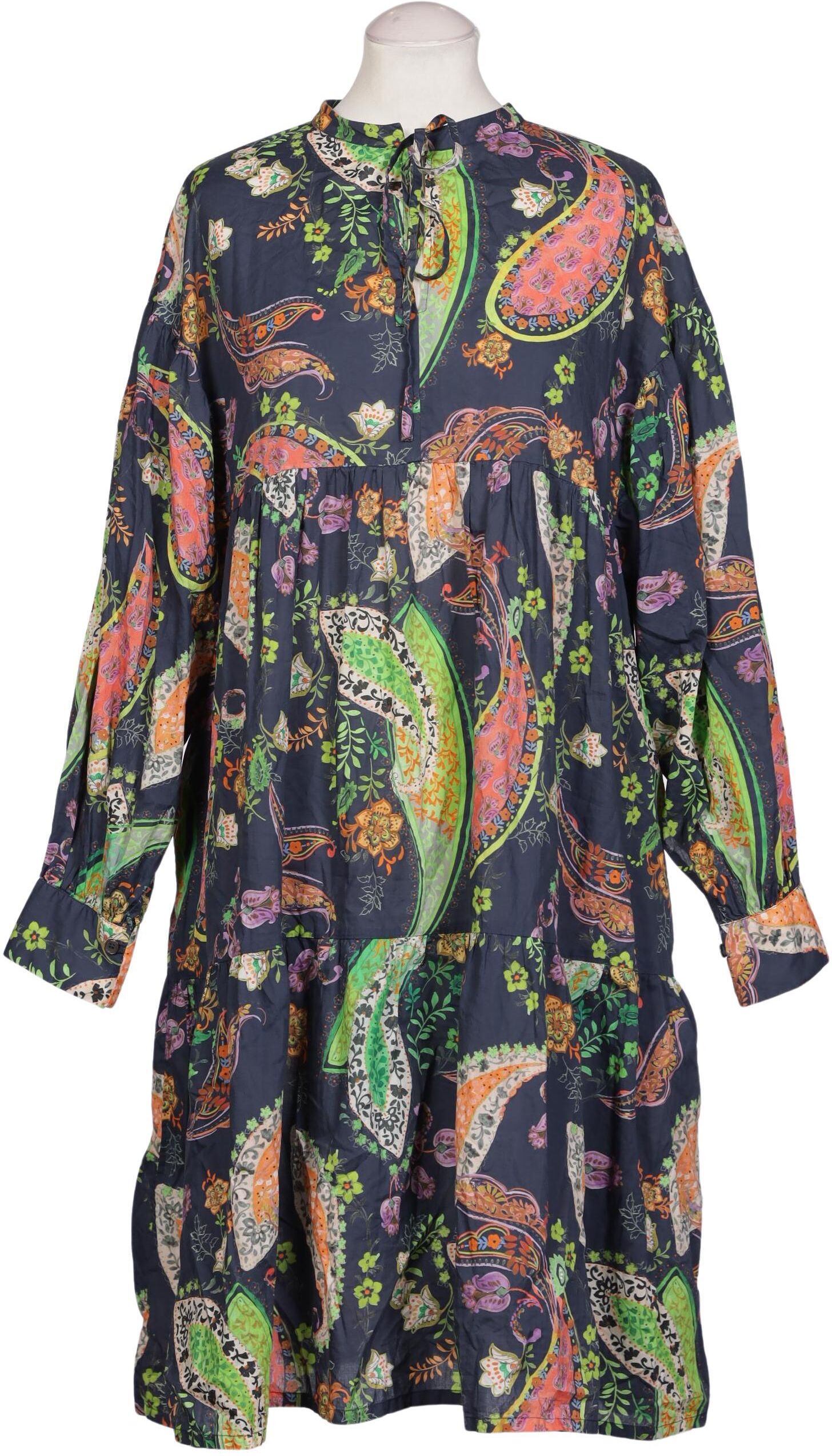 Robert Friedman Damen Kleid, Mehrfarbig, Gr. EU 36 (IT 42), Baumwolle - Second Hand