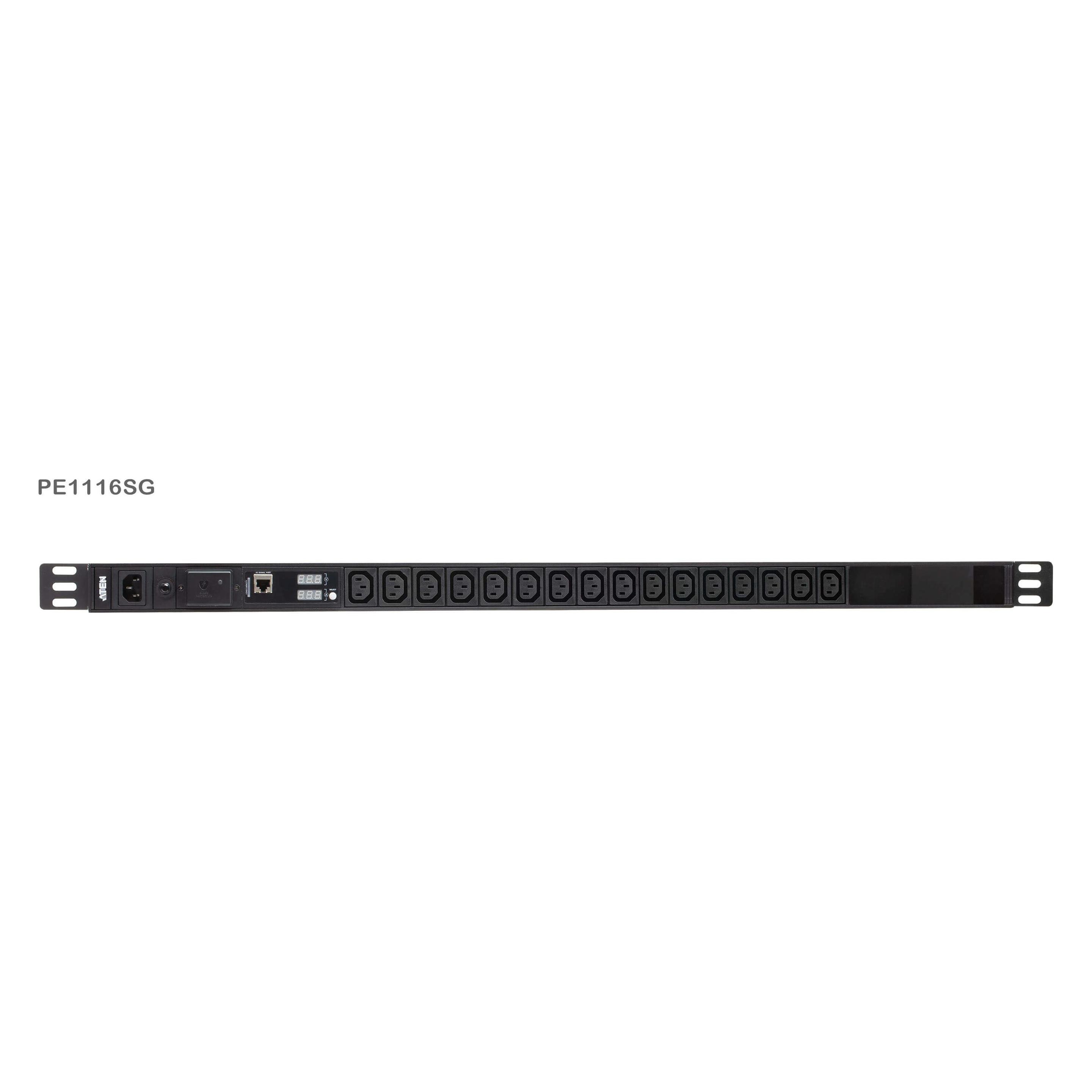Aten PE1116SG 0U Basis PDU mit Messfunktion und Überspannungsschutz (PE1116SG-AT-G)