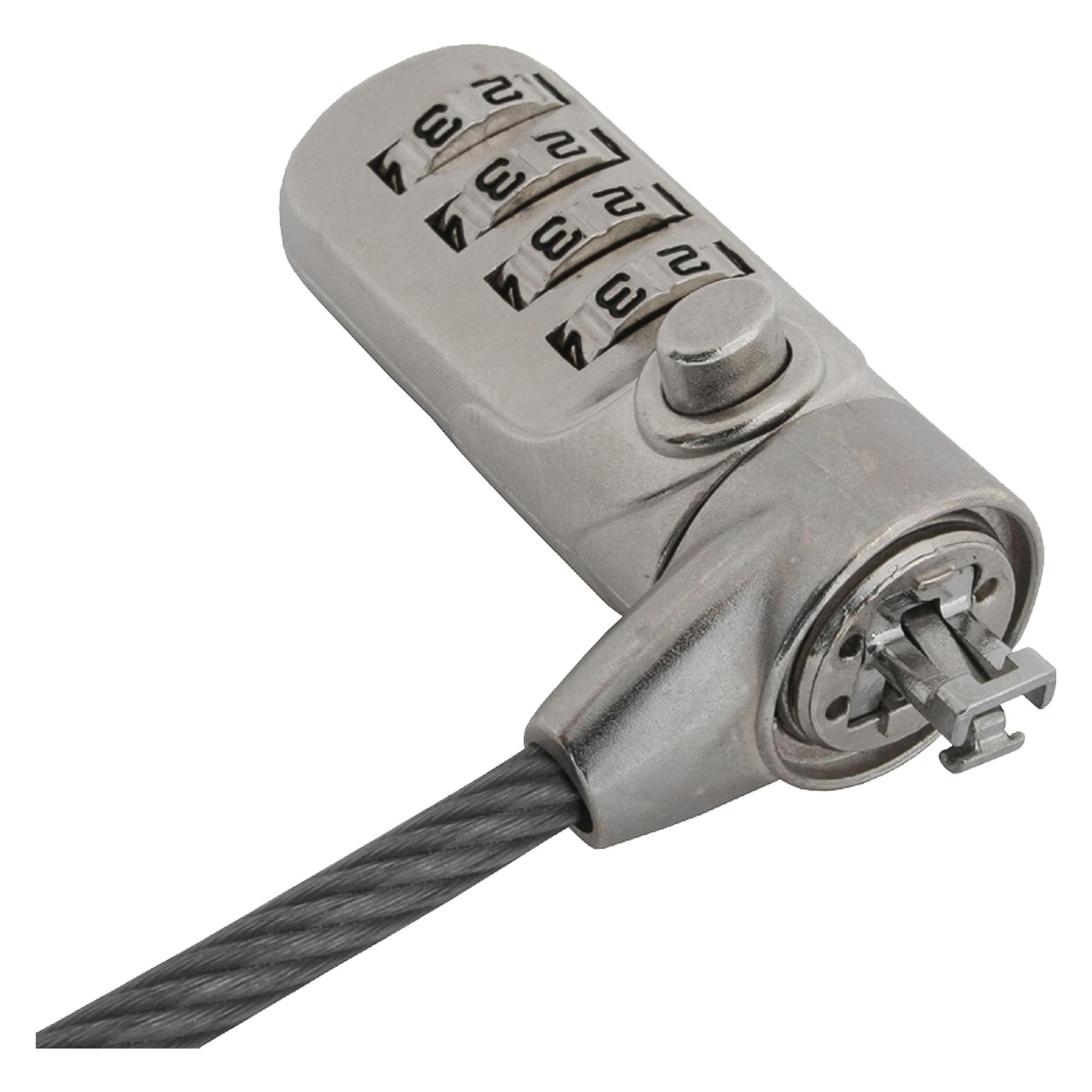 InLine Notebook Sicherheitsschloss, mit Zahlenkombination, 4,4mm x 2m (55702)