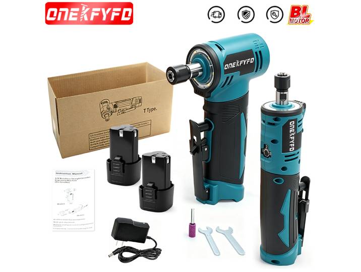Meuleuse droite sans fil Makita 12V, outil de gravure et de polissage électrique sans balais, machine à meuler sans fil