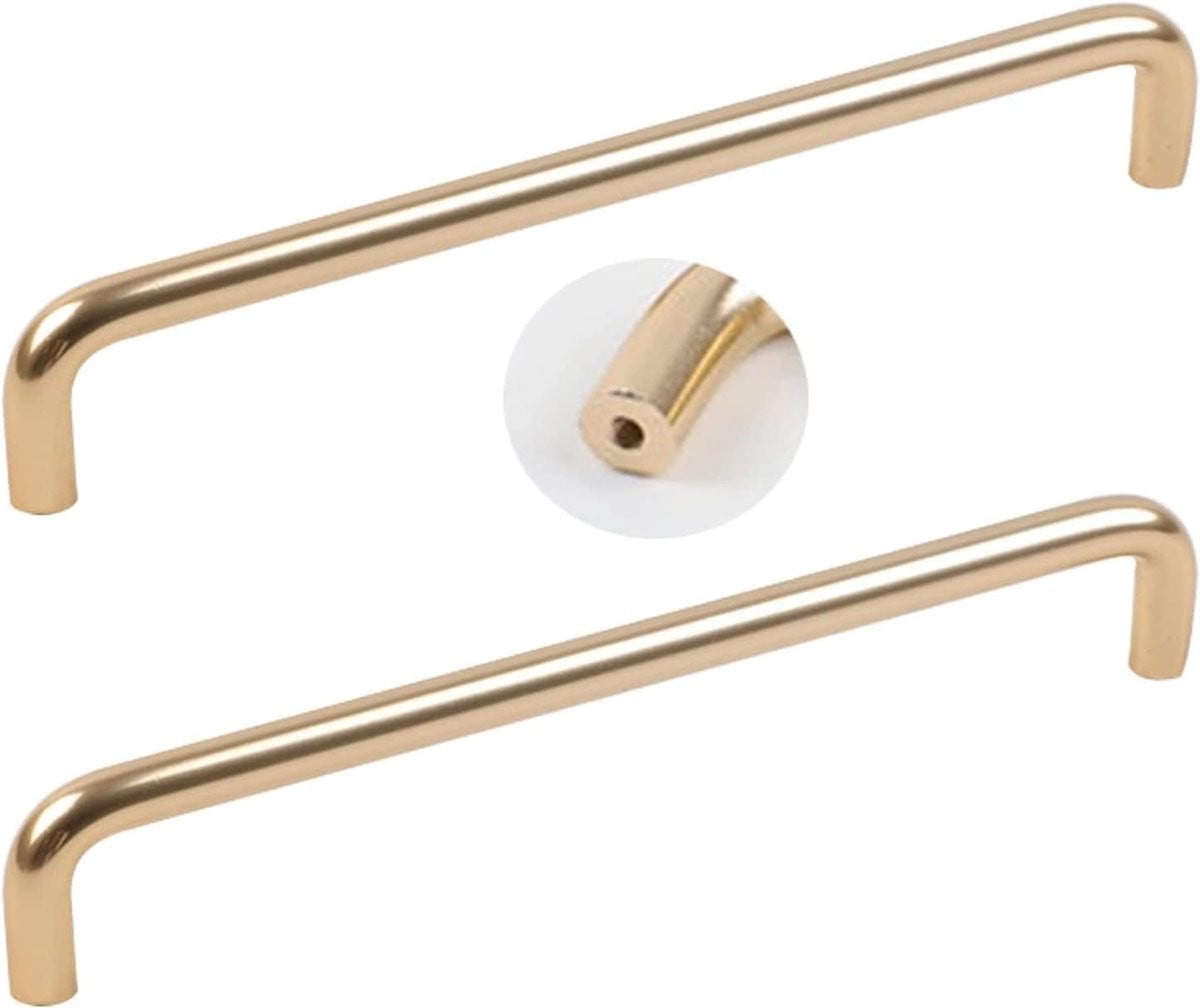 Set van 2 gouden strik kastdeurknoppen van aluminiumlegering