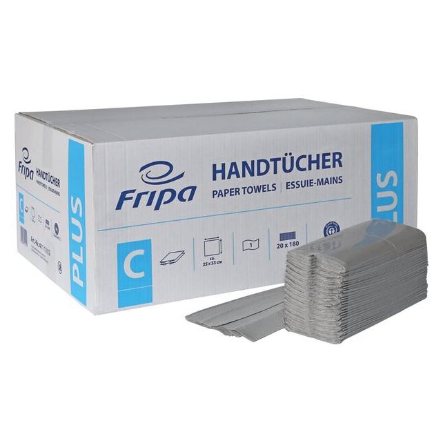 Fripa Handtuchpapier PLUS, 250 x 330 mm, C-Falz, natur (20x) (4111102)