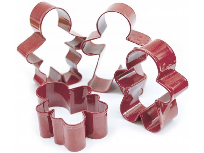 ScrapCooking Koekjesuitsteker Peperkoekmannetjes set/4