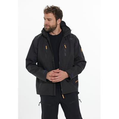 Outdoorjacke WHISTLER "Downey", Herren, Gr. 5XL, schwarz, 65% Polyester, 35% Baumwolle, unifarben, normal, ohne Ausschnitt, Jacken Outdoorjacke, mit 10.000 mm Wassersäule