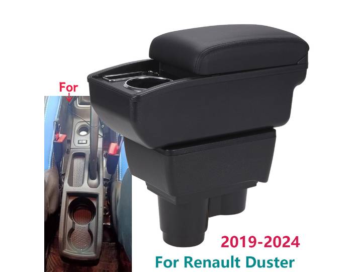 Accoudoir de voiture pour Renault Duster, pour Dacia Duster 2019 – 2024, boîte de rangement intérieure dédiée, accessoires de voiture