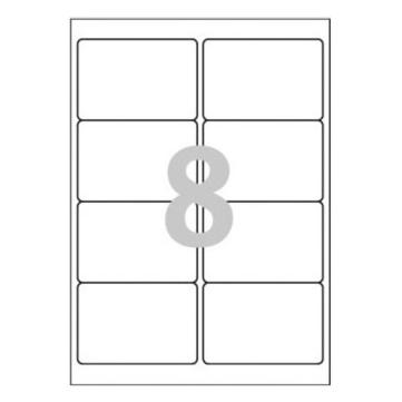 Avery Dennison Etiquette d'exp'dition, 99,1 x 67,7 mm, blanc (J8165-25.FR)