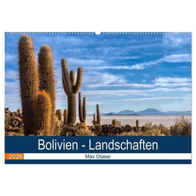 Bolivien - Einzigartige Landschaft (Wandkalender 2026 DIN A2 quer), CALVENDO Monatskalender