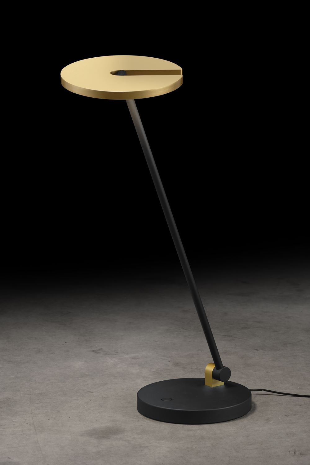 Holtkötter LED-Tischleuchte SUPERNOVA GT schwarz/eloxal messing 2190-1-59 4251322701212
