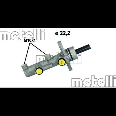 METELLI Hauptbremszylinder 051233 für TOYOTA