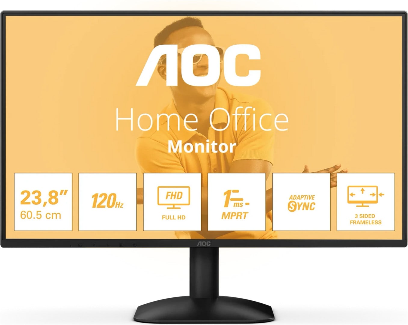 AOC 24B31H 23.8 Zoll Full HD IPS LED 16:9 120 Hz Monitor