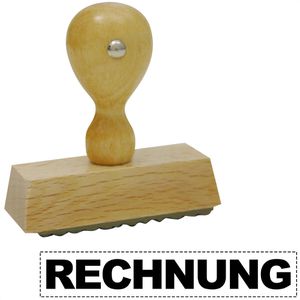 Stempel Textstempel, mit Text: Rechnung
