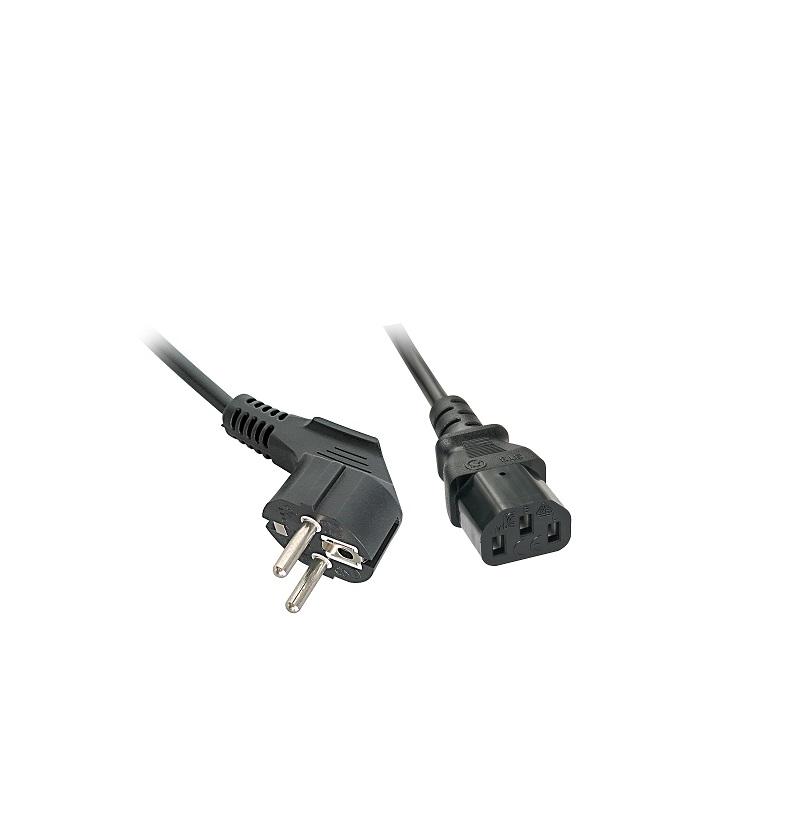 LINDY 3m IEC-Netzkabel Schuko an C13 (30336)