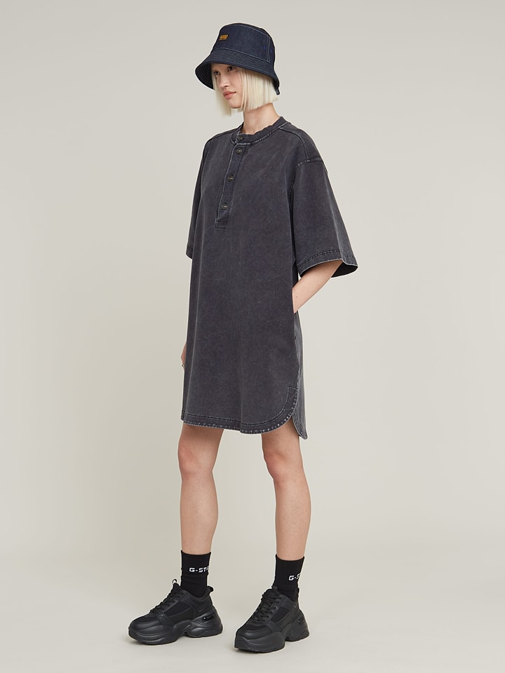 G-Star Kleid in Anthrazit - S